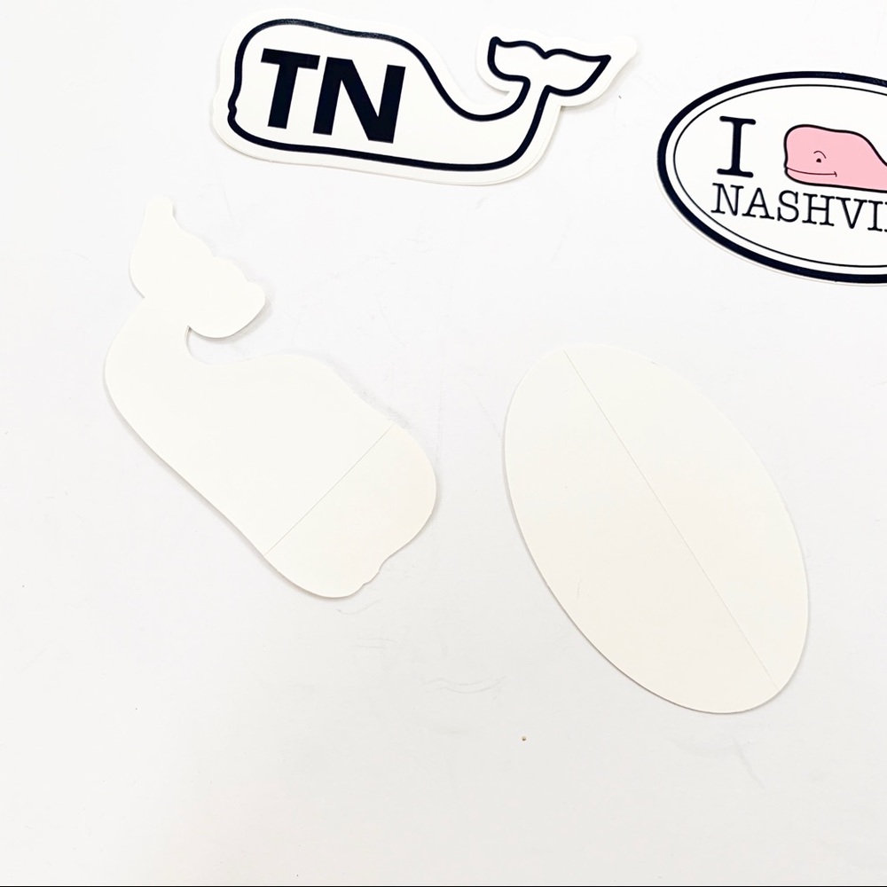 Vineyard Vines Whale TN and Nashville Stickers NEW - Picture 2 of 3